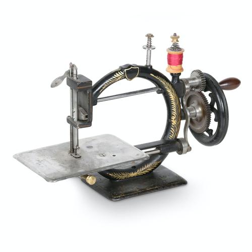 Victoria “Family” Sewing Machine, Canadian, 1880s, condition 6 (out of 10), an early Canadian sewing machine sold for $15 when it was introduced in the 1860s (CA$3,245).
Miller & Miller Auctions, Ltd.