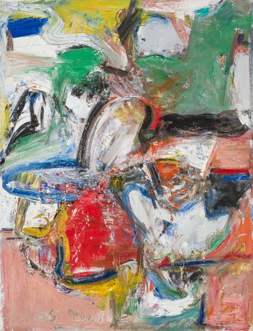 MILTON RESNICK, American (1917-2004), "Ulysses,” 1956, oil on canvas, signed and dated, 57 x 44 inches, SOLD FOR $137,500
Shannon's Fine Art Auctioneers