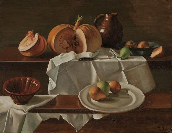 André Derain, “Still Life with Pumpkin (La Citrouille),” 1939.  Oil on canvas.  SBMA, Bequest of Wright S.  Ludington.