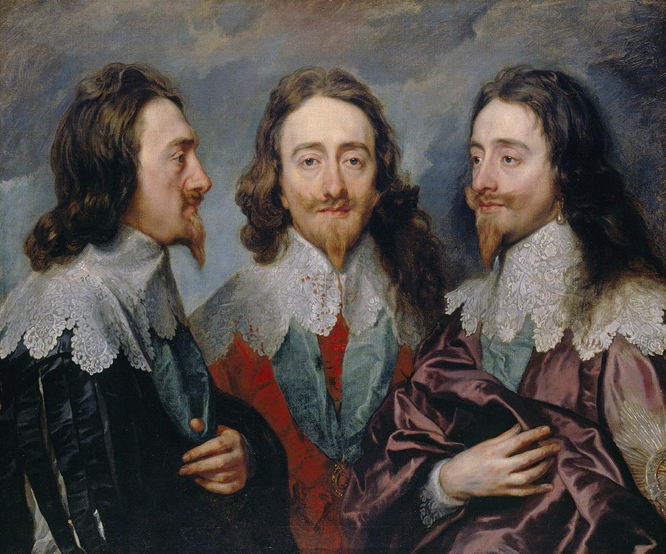 Anthony van Dyck, Charles I, 1635-6.  Oil on canvas.  84.4 x 99.4 cm.  RCIN 404420.  Royal Collection Trust / © Her Majesty Queen Elizabeth II 2017.