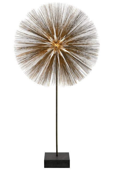 Harry Bertoia, Gilt Bronze, Brass and Steel, Dandelion Sculpture, United States, 1960s. H 82 in. x Dm 42 in. Exhibitor: Lost City Arts