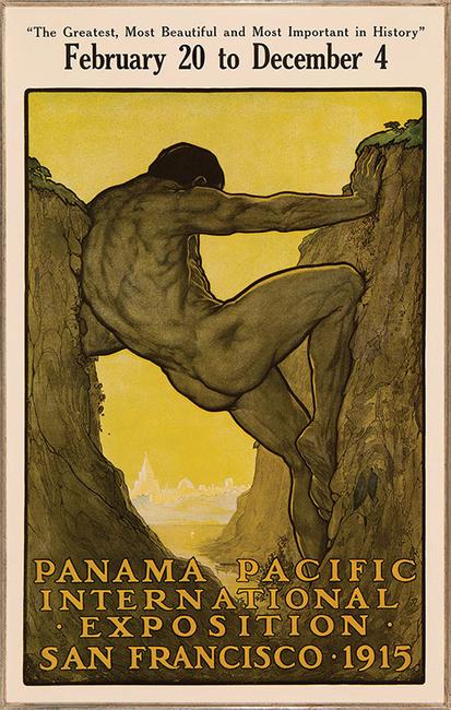 Perham Wilhelm Nahl, "The Thirteenth Labor of Hercules: Official Poster for the Panama-Pacific International Exposition," 1913-1914