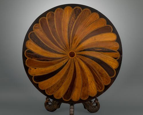 An Early 19th Century Sinhalese Ebony and Specimen Wood Center Table, Sri Lanka
Michael Pashby Antiques