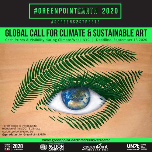 Artwork: 'Forest Focus,' the beautiful redesign of the SDG 13 Climate Action symbol created by @gerada_art for GreenPoint EARTH Madrid 2019.
GreenPoint Innovations