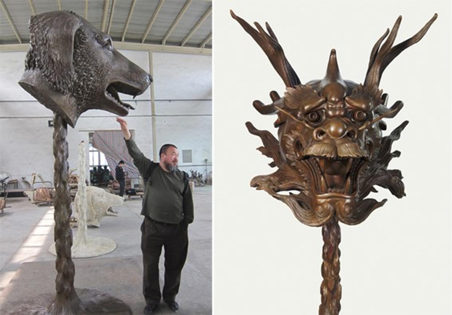 A Different Type of Animal Arrives in Jackson Hole: Ai Weiwei Circle of Animals/Zodiac ...1500 x 1045