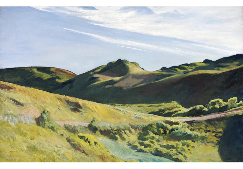 Edward Hopper, The Camel's Hump, 1931, oil on canvas, 32 1/4 x 50 1/4 in., Edward W.  Root Bequest, Munson-Williams-Proctor Arts Institute Museum of Art, Utica, NY, 57.160.  Photographer: John Bigelow Taylor and Diane Dubler 