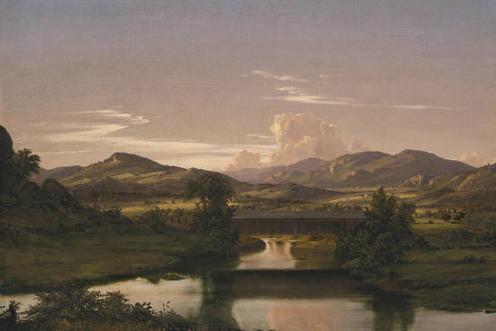 On Otter Creek by Frederic Edwin Church (1850)